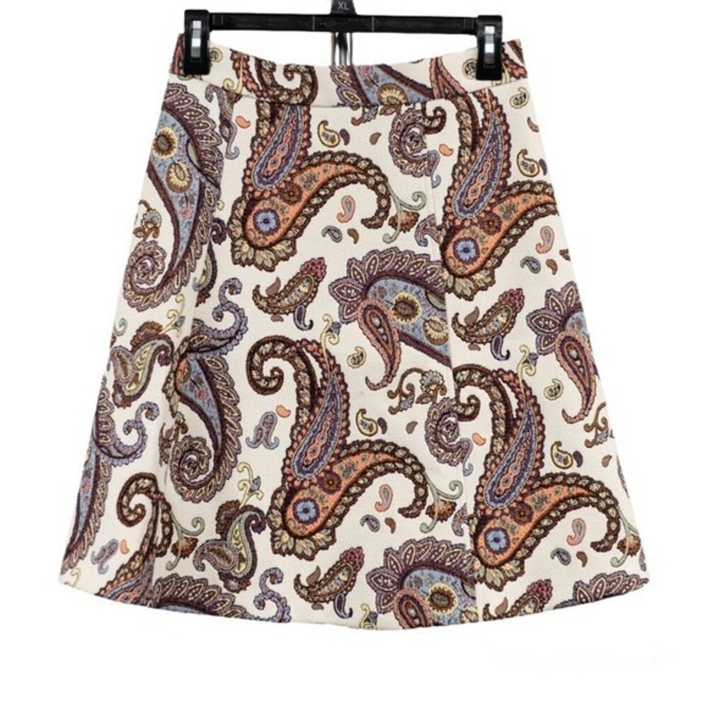 Zara mini skirt parsley prints size S